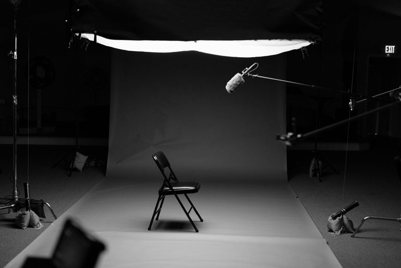 Empty studio